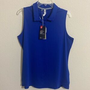 UNDER ARMOUR Women's Heat Gear Sleeveless Golf Shirt Size XL